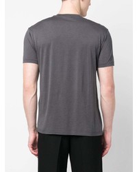 dunkelgraues T-Shirt mit einem Rundhalsausschnitt von Tom Ford