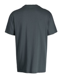 dunkelgraues T-Shirt mit einem Rundhalsausschnitt von Klättermusen