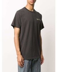 dunkelgraues T-Shirt mit einem Rundhalsausschnitt von BornxRaised
