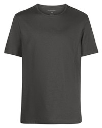dunkelgraues T-Shirt mit einem Rundhalsausschnitt von Sease