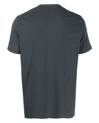dunkelgraues T-Shirt mit einem Rundhalsausschnitt von Majestic Filatures