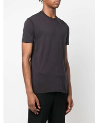 dunkelgraues T-Shirt mit einem Rundhalsausschnitt von Tom Ford