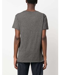 dunkelgraues T-Shirt mit einem Rundhalsausschnitt von Ralph Lauren RRL