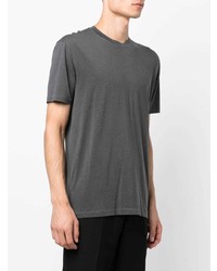 dunkelgraues T-Shirt mit einem Rundhalsausschnitt von Tom Ford