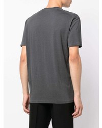 dunkelgraues T-Shirt mit einem Rundhalsausschnitt von Tom Ford