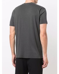 dunkelgraues T-Shirt mit einem Rundhalsausschnitt von Tom Ford