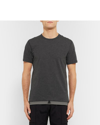 dunkelgraues T-Shirt mit einem Rundhalsausschnitt von Reigning Champ