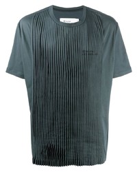 dunkelgraues T-Shirt mit einem Rundhalsausschnitt von Telfar