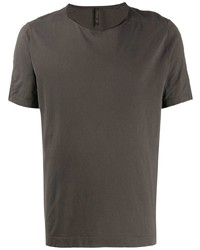 dunkelgraues T-Shirt mit einem Rundhalsausschnitt von Transit