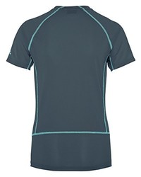 dunkelgraues T-Shirt mit einem Rundhalsausschnitt von Vaude
