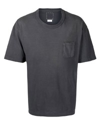 dunkelgraues T-Shirt mit einem Rundhalsausschnitt von VISVIM