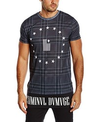 dunkelgraues T-shirt von Criminal Damage