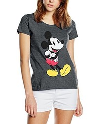 dunkelgraues T-shirt von Disney