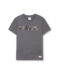 dunkelgraues T-shirt von edc by Esprit