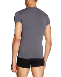 dunkelgraues T-shirt von Emporio Armani