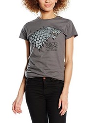 dunkelgraues T-shirt von Game Of Thrones