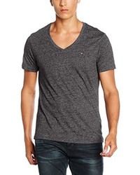 dunkelgraues T-shirt von Hilfiger Denim