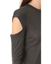 dunkelgraues T-shirt von Iro . Jeans