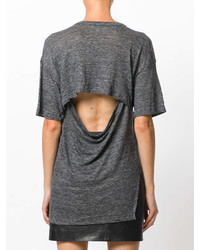 dunkelgraues T-shirt von Etoile Isabel Marant