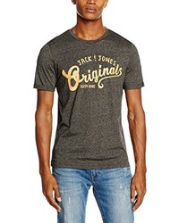 dunkelgraues T-shirt von Jack & Jones