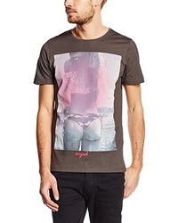 dunkelgraues T-shirt von Jack & Jones
