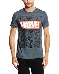dunkelgraues T-shirt von Marvel