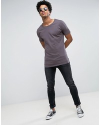 dunkelgraues T-shirt von Bellfield