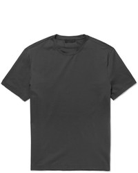 dunkelgraues T-shirt von Prada