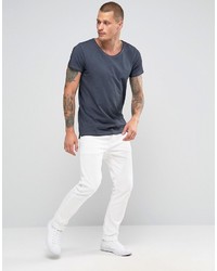 dunkelgraues T-shirt von Scotch & Soda