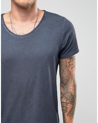 dunkelgraues T-shirt von Scotch & Soda