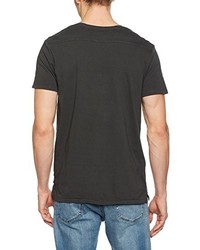 dunkelgraues T-shirt von Scotch & Soda