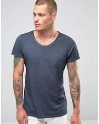 dunkelgraues T-shirt von Scotch & Soda