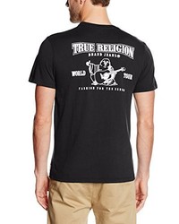 dunkelgraues T-shirt von True Religion