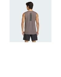 dunkelgraues Trägershirt von adidas Performance