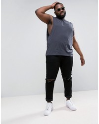 dunkelgraues Trägershirt von Asos