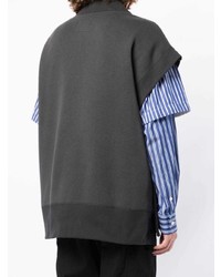 dunkelgraues Trägershirt von Sacai