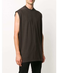 dunkelgraues Trägershirt von Rick Owens