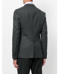 dunkelgraues Tweed Sakko von Prada