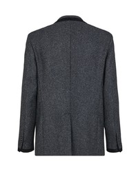 dunkelgraues Tweed Sakko von Fendi