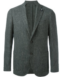 dunkelgraues Tweed Sakko von Lardini