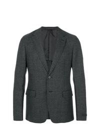 dunkelgraues Tweed Sakko von Prada