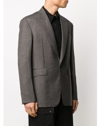 dunkelgraues Tweed Sakko von Givenchy