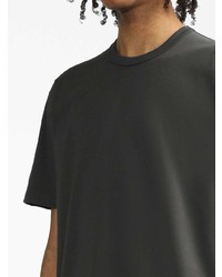 dunkelgraues verziertes T-Shirt mit einem Rundhalsausschnitt von Roar