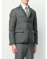 dunkelgraues Wollsakko von Thom Browne