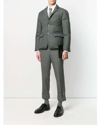 dunkelgraues Wollsakko von Thom Browne