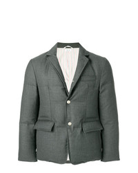 dunkelgraues Wollsakko von Thom Browne