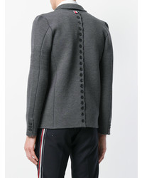 dunkelgraues Wollsakko von Thom Browne