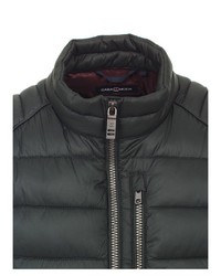 dunkelgrüne ärmellose Jacke von Casamoda