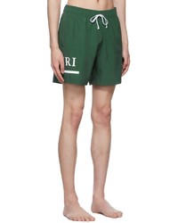 dunkelgrüne Badeshorts von Amiri