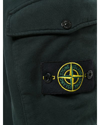 dunkelgrüne Baumwollhose von Stone Island